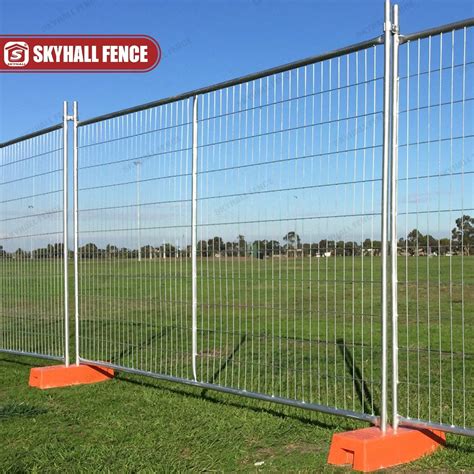 Welded Metal Fence Movable High Security Construction Temporary Fence