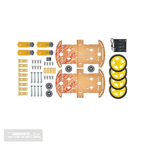 4 Wheel Arduino Car Kit Chassis Chinahub Lk