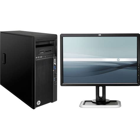 Hp Z230 Series F1l62ut Tower Workstation With 24 Ips Led Lcd