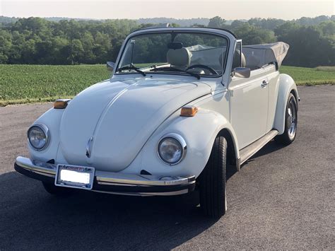 Sold 1977 Volkswagen Super Beetle Convertible Champagne Edition