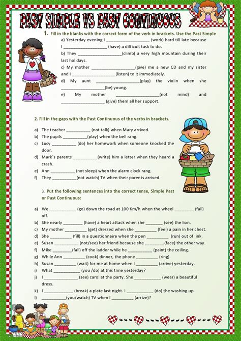 Past Continuous Tense Vs Past Simple