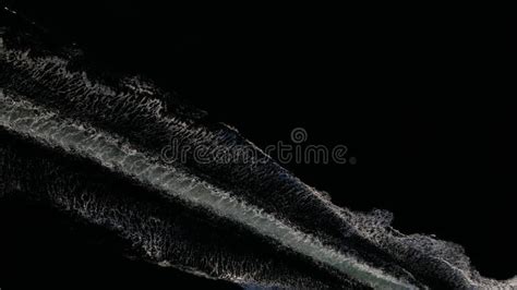 Aerial View Of A Speed Boat Passing By On The Puget Sound Stock Footage