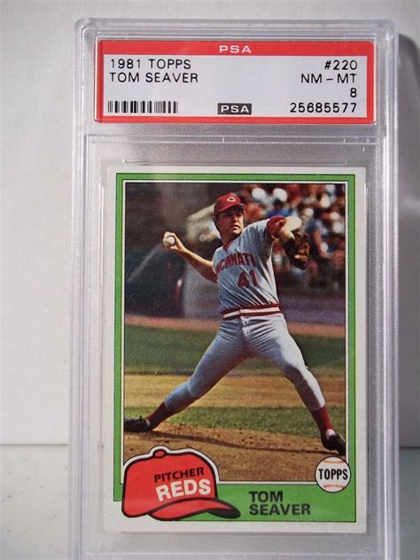 Topps Tom Seaver Cincinnati Reds Baseball Card For Sale