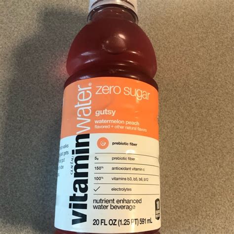 Vitaminwater Gutsy-Watermelon Peach (Zero Sugar) Reviews | abillion