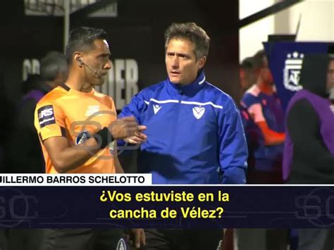 El divertido cruce de Guillermo Barros Schelotto con un árbitro en la