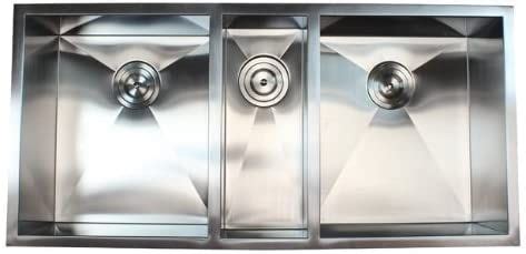 Stainless Steel Triple Bowl Kitchen Sink