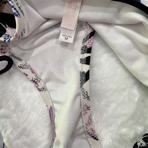 Victoria S Secret Swimsuit String Bikini Palm Tre Gem