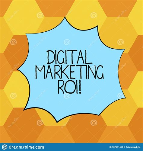 Handwriting Text Digital Marketing Roi. Concept Meaning Getting the