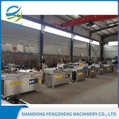 Manufacturer Supply Food Meat Fish Gas Double Chambers Vacuum Packing