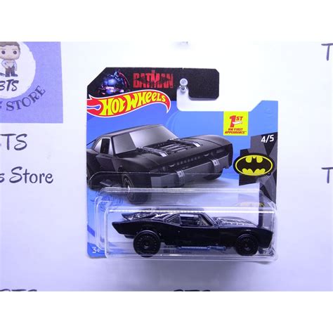 Hitam Hot Wheels Sc Batmobile Negro Tarjeta Corta Brillante Shopee Colombia
