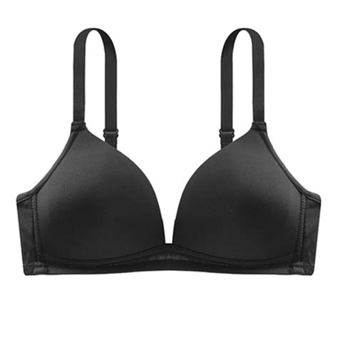 Sopiago Sexy Lingerie For Women Wireless Push Up Seamless Bra Comfort Padded Uplift T Shirt Add