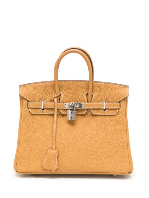 Hermès Pre Owned Bolsa De Mano Birkin 25 2004 pre owned Farfetch