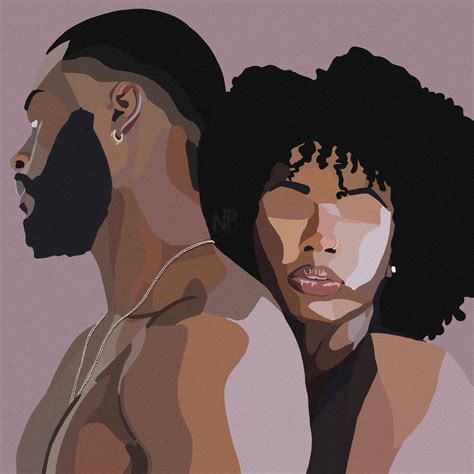 Black Couple Wall Art Black Love Blm Art African Wall Art Etsy