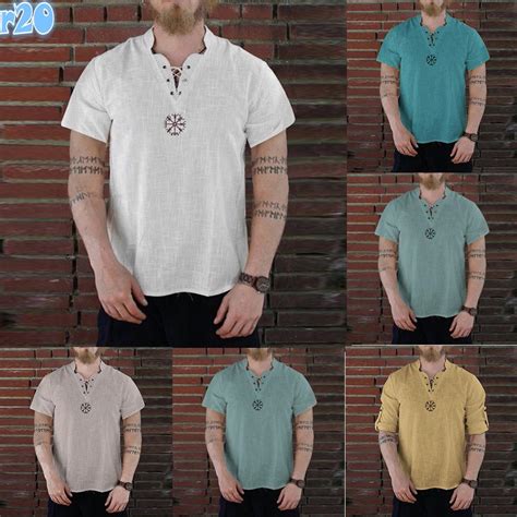 Buy Mens Summer New Style Fashion Pure Cotton And Hemp Short Sleeve