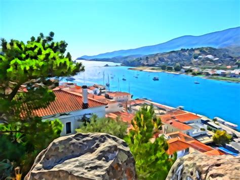 The Island Of Poros Greece