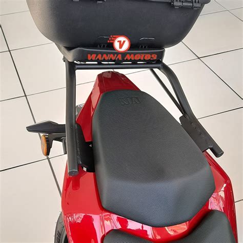 Bagageiro Suporte Bau Tubular Preto Haojue Dr