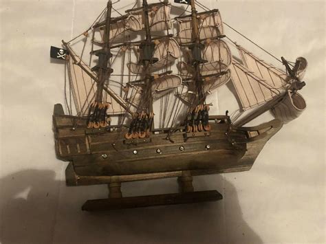 wooden pirate ship model | #2090664787