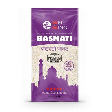 WEI MING Riz Long Basmati 5kg Pas Cher Auchan Fr