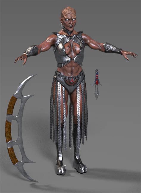 Eric Keller - Female Klingon Warrior concept