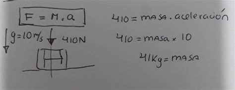 Calcular La Masa De Un Sillon Cuyo Peso Tiene Una Magnitud De 410 N