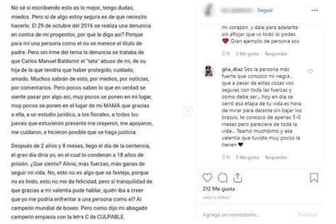 La Dura Carta Que Publicó La Hija De Baldomir Luego De Que Su Padre