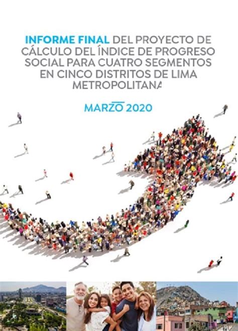 Informe final del proyecto de cálculo del Índice de Progreso Social