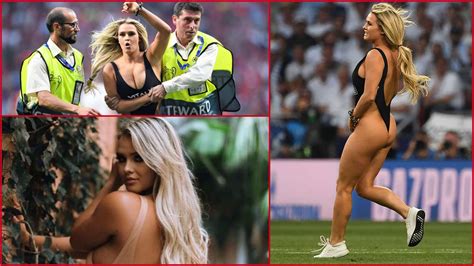 Who Is Kinsey Wolanski Champions League Pitch Invader Steals The Show