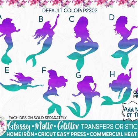 Solid Mermaid Svg Etsy