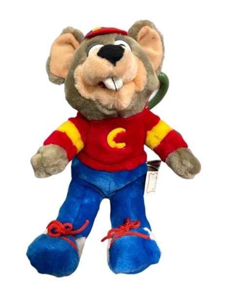 Rare Vintage Chuck E Cheese Stuffed Plush Toy 1999 Showbiz Pizza Time