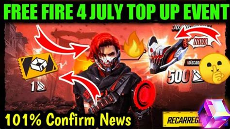 Free Fire July Top Up Event Free Fire Next Top Up Event New Top Up