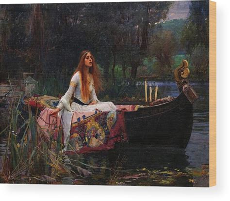 lady shalott  john william waterhouse  lady  shalott john