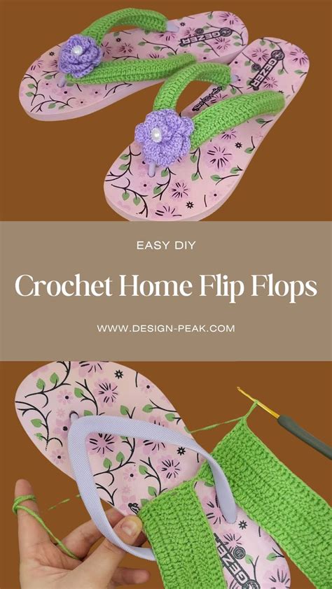 Transform Your Flip Flops With Crochet Decorations Tutorials And More