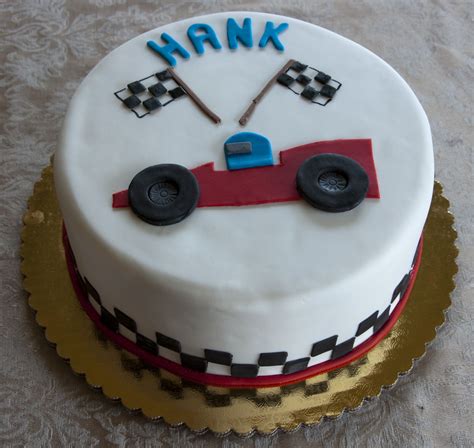 Race Car Cake Lemon Cake With Lemon Buttercream And Fondan Jenny