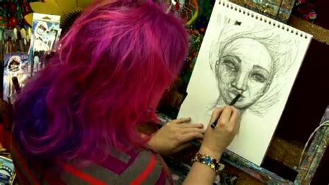 Scribble Face Drawing to let go and relax About Face #7a | TheArtSherpa - YouTube