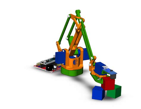 Робот «Роборука» — манипулятор на Arduino — MiniBot: образовательные ...