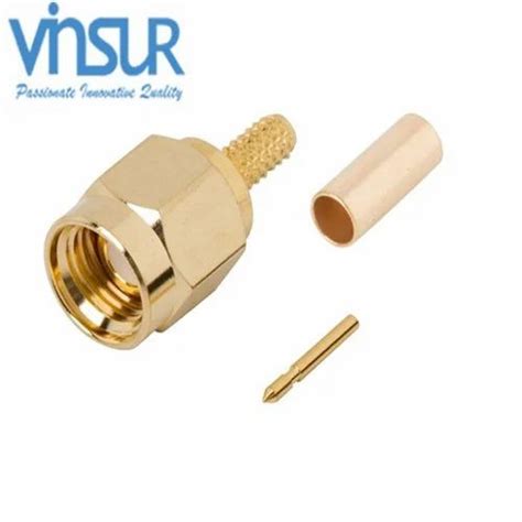 11511014 Rf Connector 50ohms Sma Male Straight Crimp Type