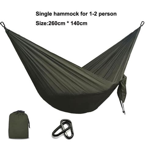 Army Green Hamac parachute de camping mobilier d extérieur survie