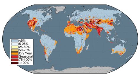 2016 Global Map Of Contaminated Water Map