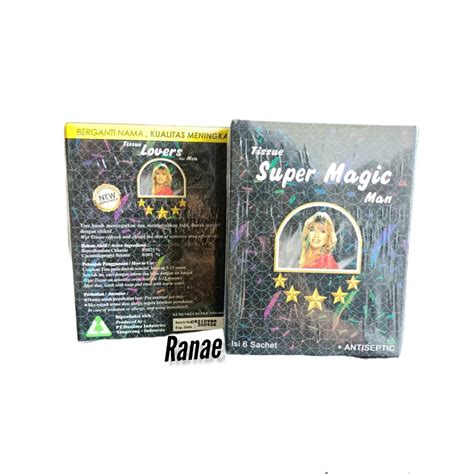 Jual Tissue Super Magic Man Isi 6 Sachet Tissue Magic Tisu Magic