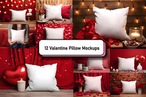 Valentines Day Pillow Mockup Bundle Graphic By Genius Graph Creative