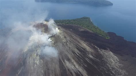 Anak Krakatoa Volcano, Indonesia - Drone Photography