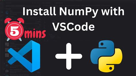 Install Numpy With Vscode Windows Youtube