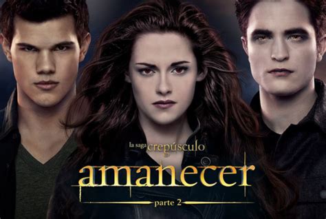 La saga Crepúsculo Amanecer Parte 2 SincroGuia TV