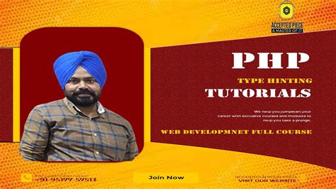 Data Type Hinting Union Types In PHP Web Development Full Course