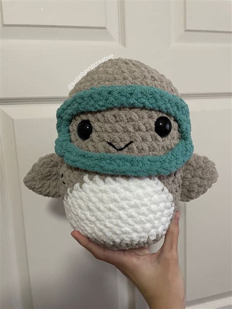 Shark Plushie With Goggles Crochet Pattern Inspired By Gordon Etsy