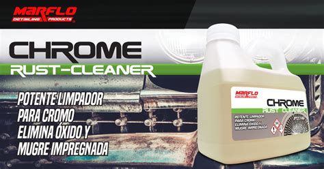 Removedor De Xido Chrome Rust Cleaner Acr L Pack Pt Marflo