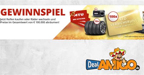 Atu Gewinnspiel Mit Preisen Im Gesamtwert Von Fast Euro Dealamigo