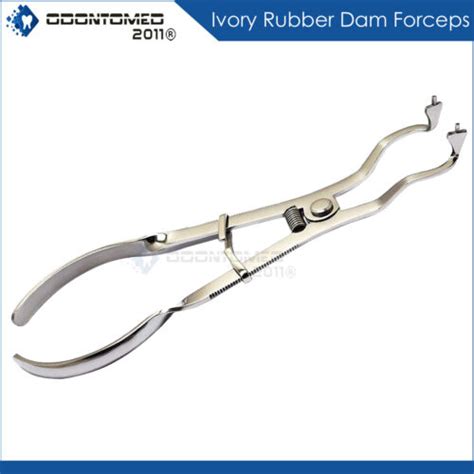 New Rubber Dam Clamp Ivory Type Light Weight Forcep Dental Surgical