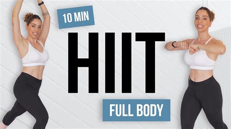 10 Min High Intensity Full Body Workout No Equipment No Repeat No Talking Hiit Home Workout