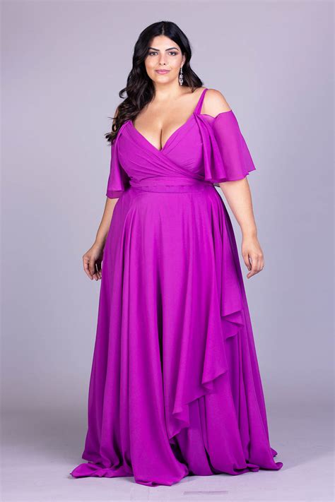 Vestido De Festa Plus Size Longo E Midi Arthur Caliman